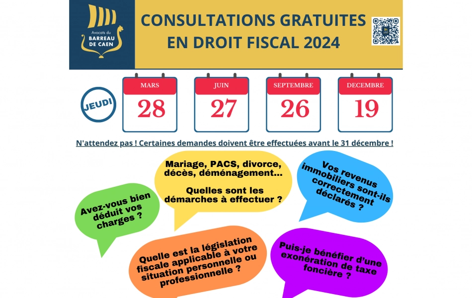 🧮 Consultations gratuites en droit fiscal 2024