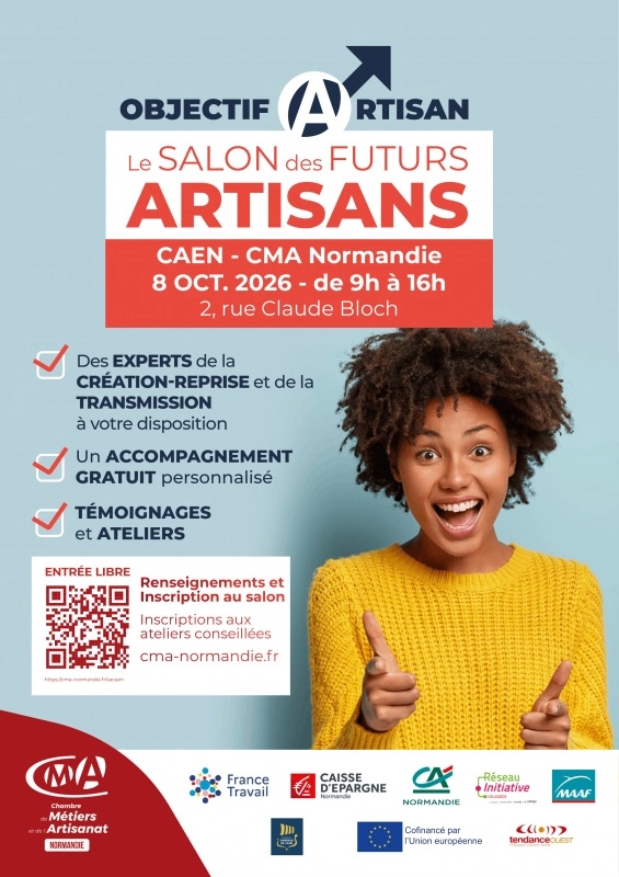 🔔 Nouvelle édition d'Objectif Artisan du 08/10/2026 - Chambre des Métiers et de l'Artisanat Normandie 🔔 Nouvelle édition d'Objectif Artisan du 08/10/2026 - Chambre des Métiers et de l'Artisanat Normandie