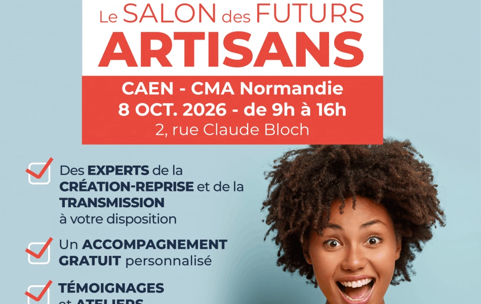 🔔 Nouvelle édition d'Objectif Artisan du 08/10/2026 - Chambre des Métiers et de l'Artisanat Normandie